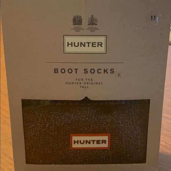 HUNTER NEW BLACK MULTI GLITTER CUFF SOCKS SZ M NIB - Picture 2 of 8